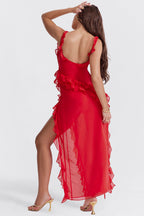 Sofía | Vestido Deslumbrante con Volantes